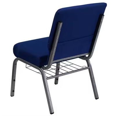 Beli Navy Biru Kursi Gereja Kain Menumpuk Kursi Gereja Desain Modern pembuatan online