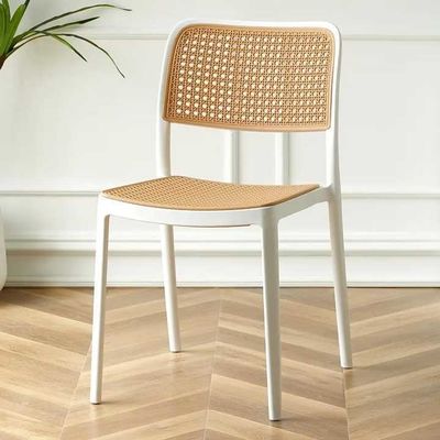 Beli Hole Back Polypropylene Kursi Makan Restoran Kursi Makan Modern Plastik pembuatan online