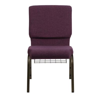 Beli Iron Steel Interlocking Burgundy Church Chairs Auditorium Church Furniture Chairs (Kehadiran Gereja) pembuatan online