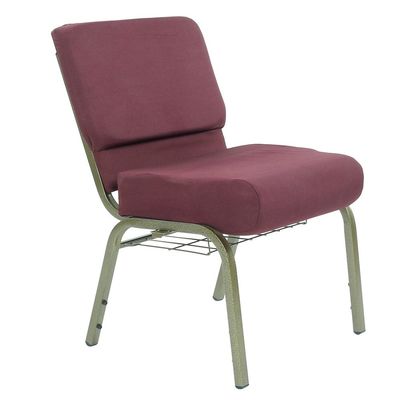 Beli Nyaman Custom Broded Logo Kain Gereja Kursi Dalam Merah Untuk Furnitur Teater pembuatan online