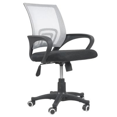 Pink Orange Mesh Kain Kantor Kursi Roller Kursi Adjustable Kontemporer