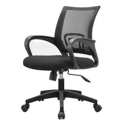 Kursi Kantor Mesh Kontemporer Swing Mid Back Staff Office Revolving Chair