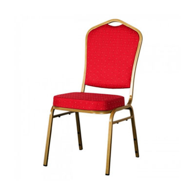 Customized Metal Legs Hall Chairs Stackable Fabric Wedding Hotel Banket Chair